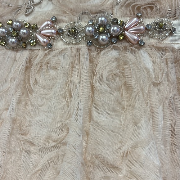 Adrianna Papell strapless rosette tulle ball gown - Picture 16 of 16